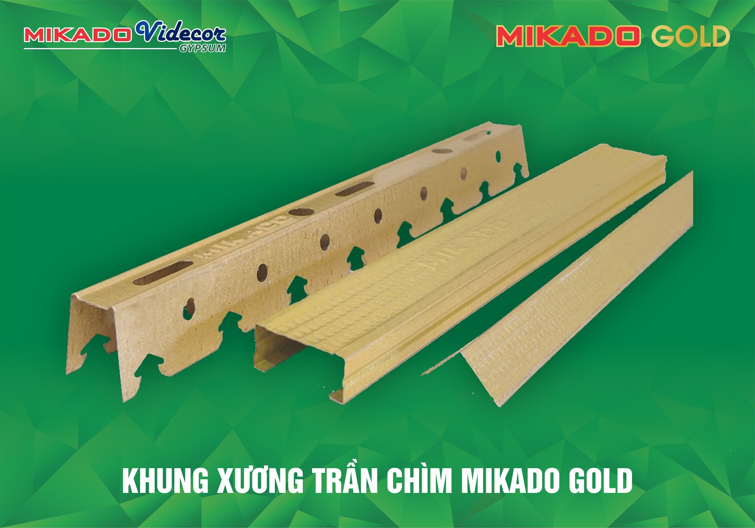Khung trần chìm Mikado Gold